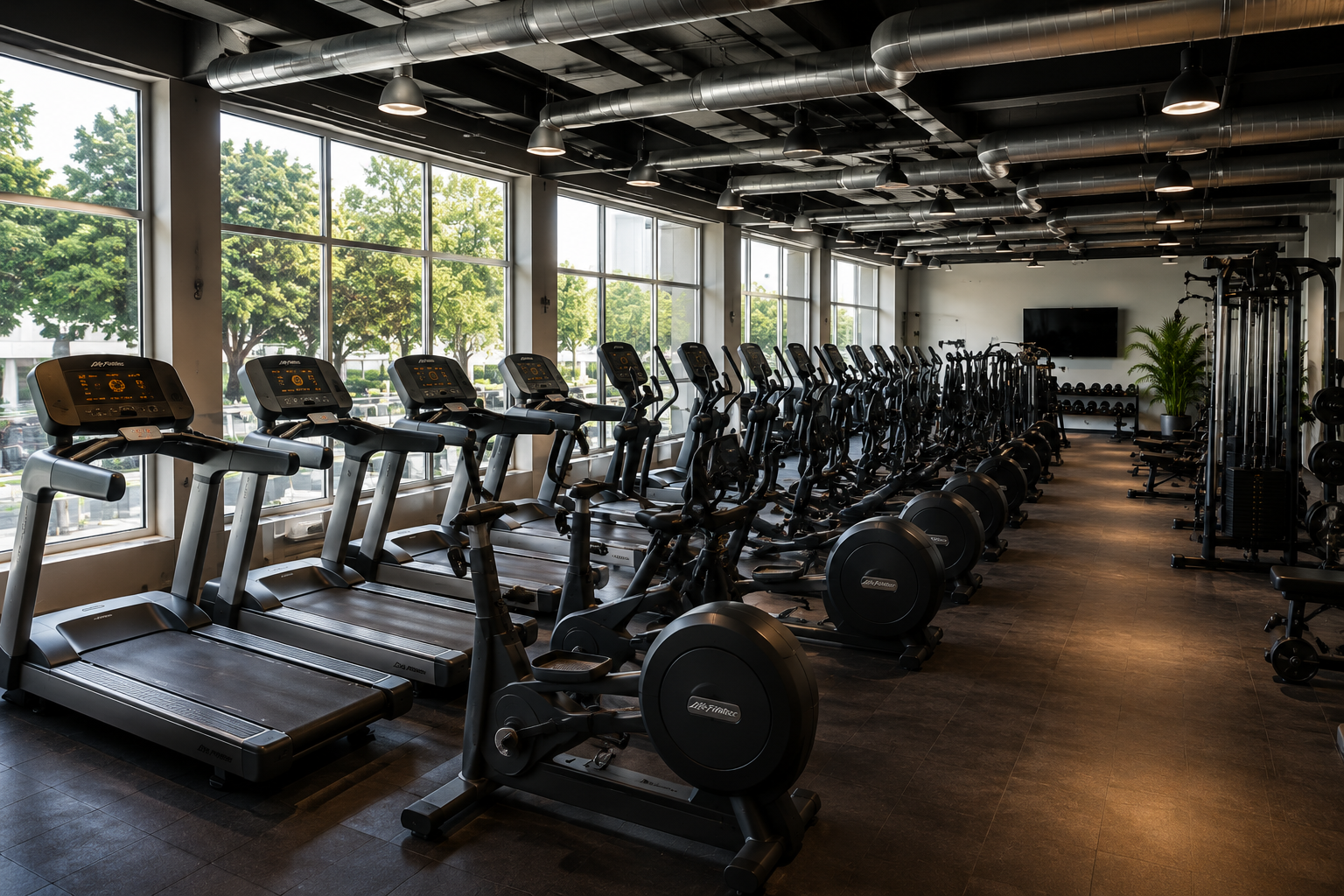 Gimnasios y comercios